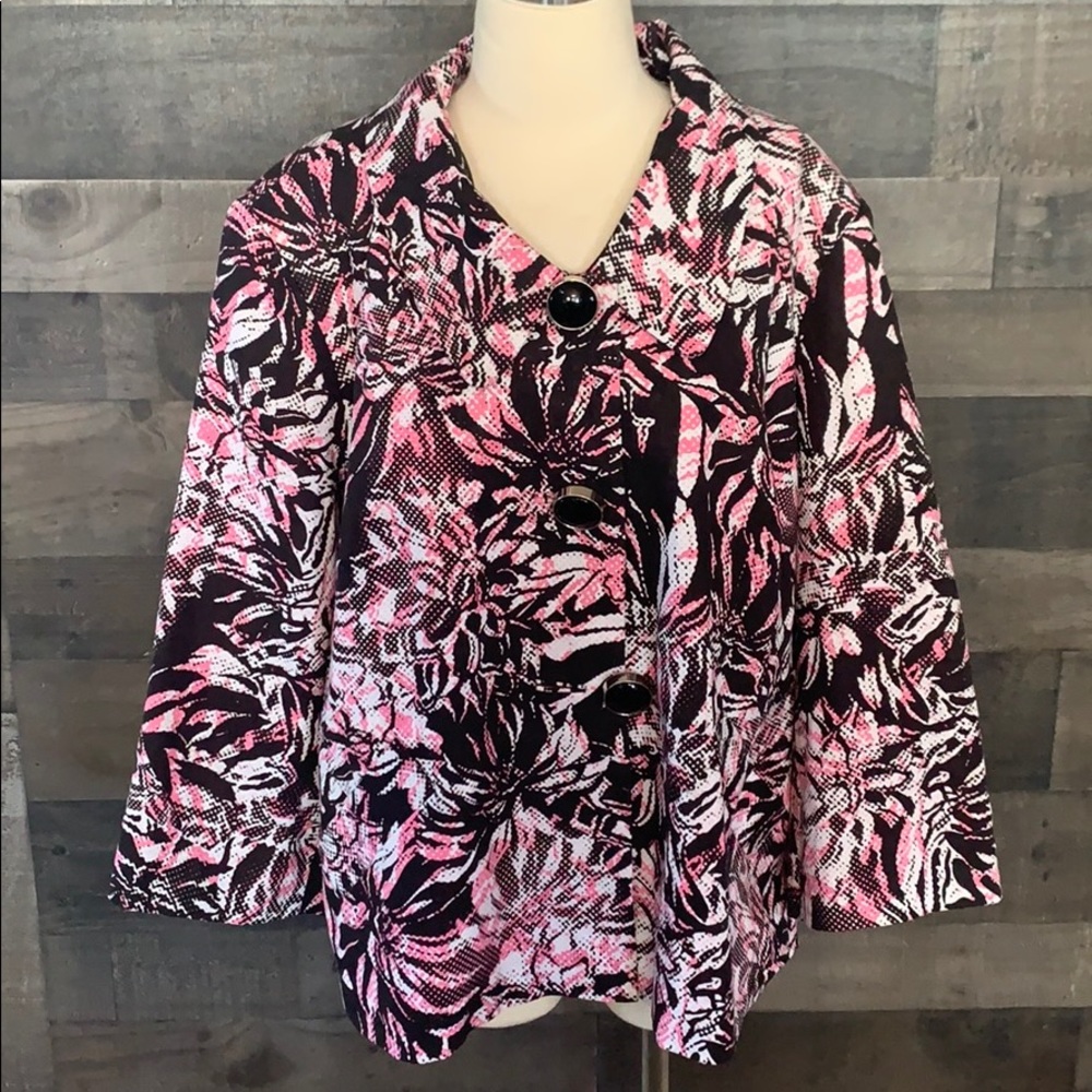 New Pink and Black Frenz Blazer